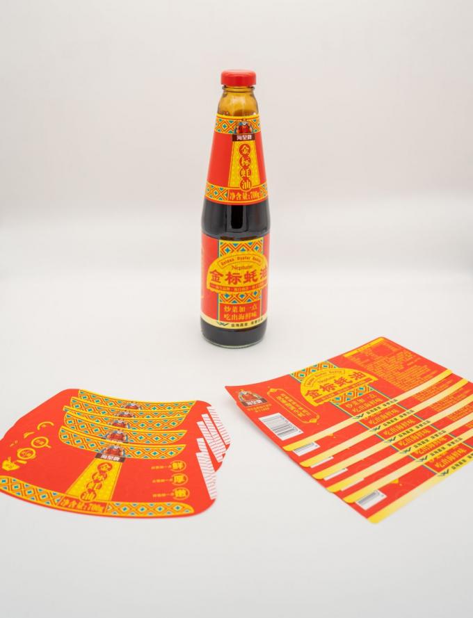 Rótulo adesivo de cola molhada resistente à água Papel adesivo de etiqueta personalizado para impressora 4