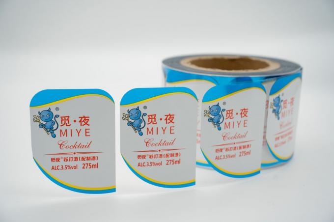 Etiquetas comerciais para frascos Etiquetas de papel para garrafas de água Etiquetas de impressão 2