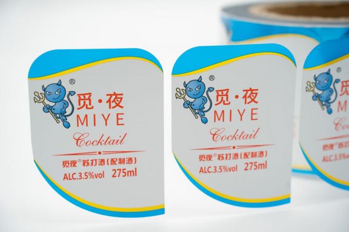 Etiquetas comerciais para frascos Etiquetas de papel para garrafas de água Etiquetas de impressão 3