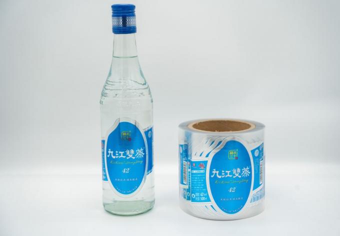 Rótulos de garrafas de vinho transparentes e imprimíveis Rótulos comerciais personalizados 1