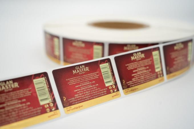 Papel auto-aderente transparente anti-falsificação 1