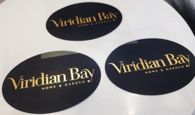 Adesivo de vinil de corte sob medida rolo de etiqueta auto-aderente brilhante 4