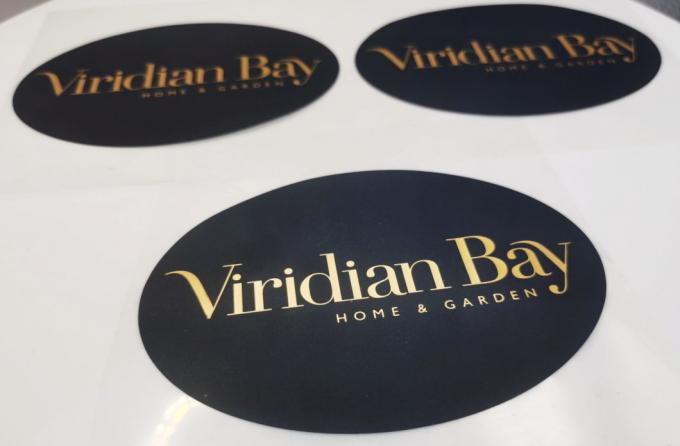 Adesivo de vinil de corte sob medida rolo de etiqueta auto-aderente brilhante 5