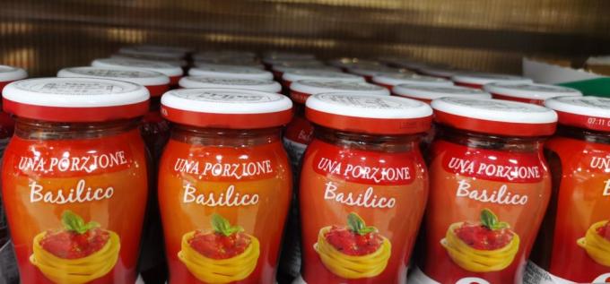 Etiquetas de mangas de alimentos sensíveis ao calor Etiquetas de conservas personalizadas 4