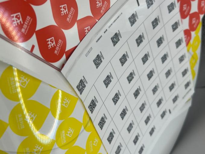 adesivos de etiqueta personalizados são perfeitos para adesivos de holograma etiqueta código QR alterável 0