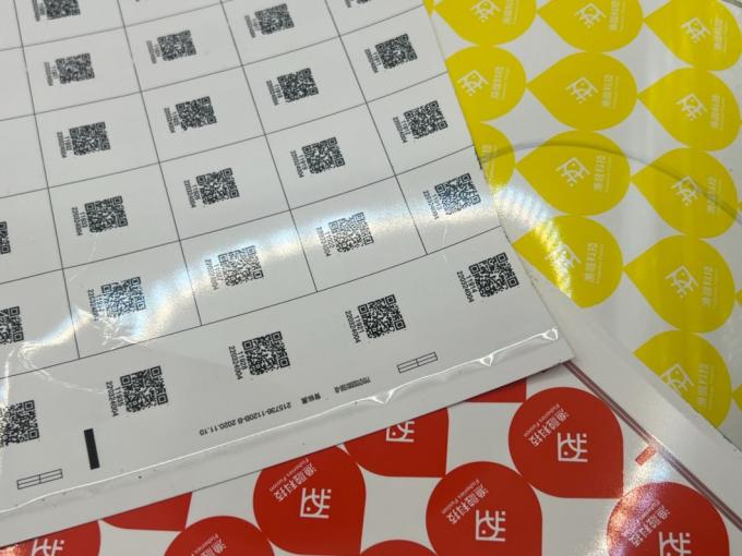 adesivos de etiqueta personalizados são perfeitos para adesivos de holograma etiqueta código QR alterável 1
