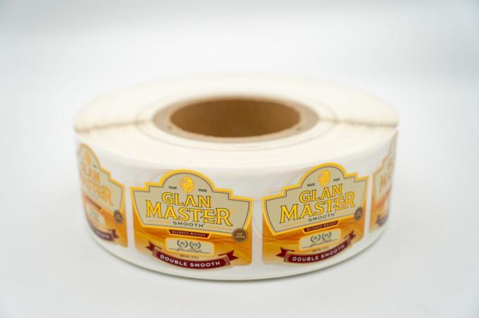 Etiquetas de garrafas cosméticas adesivas resistentes ao calor / adesivos de vinil impermeáveis personalizados 1