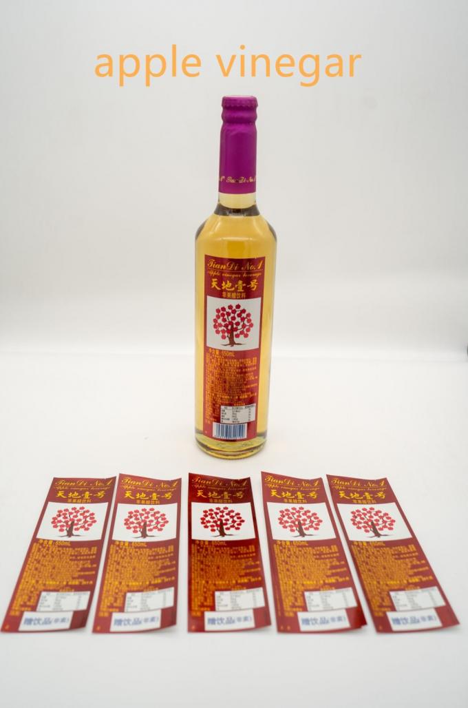 Papel adesivo customizado Avery Clear Etiquetas impermeáveis para garrafas 2