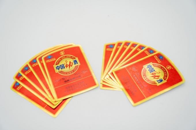 Papel adesivo customizado Avery Clear Etiquetas impermeáveis para garrafas 1