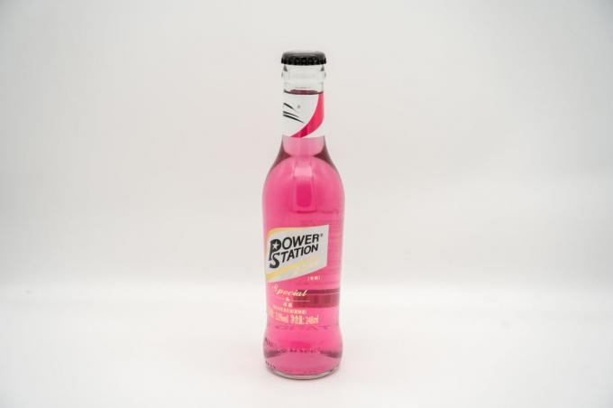 Logotipo personalizado Etiqueta de garrafa de bebidas Auto-aderente Papel de etiqueta de adesivos transparentes 4