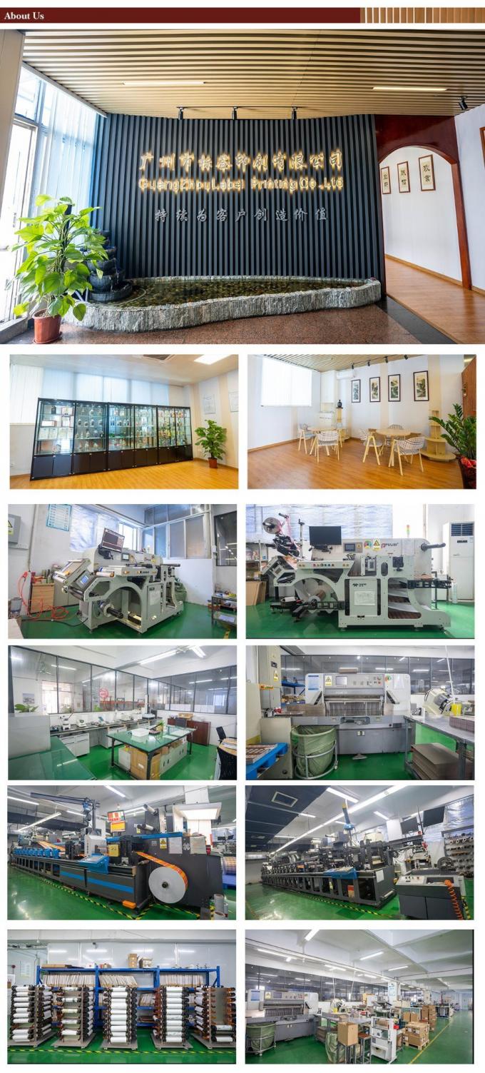 Etiquetas farmacêuticas personalizadas transparentes e brilhantes 5