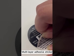 Desinfetante de mãos Redução de mangas Etiquetas à prova d'água Eco-friendly adesivos frágeis personalizados