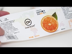 Rótulo de garrafa de vinho Rótulo de cola húmida para embalagens impermeáveis com rolo redondo personalizado