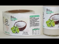 Etiquetas de adesivos redondos personalizadas com excelente capacidade de produção para etiquetas de garrafas de bebidas