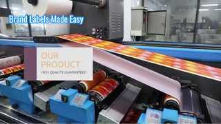 Soluções de etiquetas personalizadas para sua marca, DO DESGINE AO LABEL