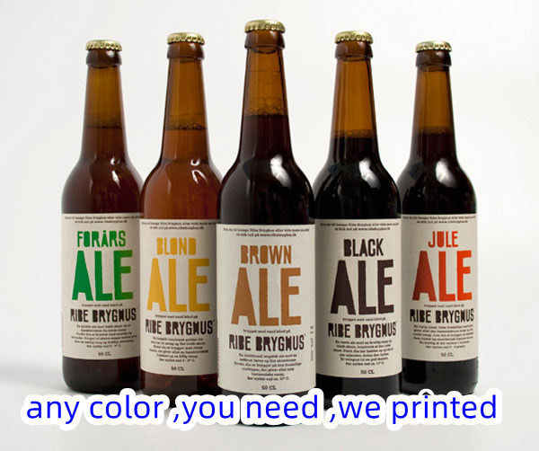 Rótulo de cola úmida reciclável Impresso Rótulo de agradecimento Rótulo de autocolante Rótulo de endereço de devolução de férias