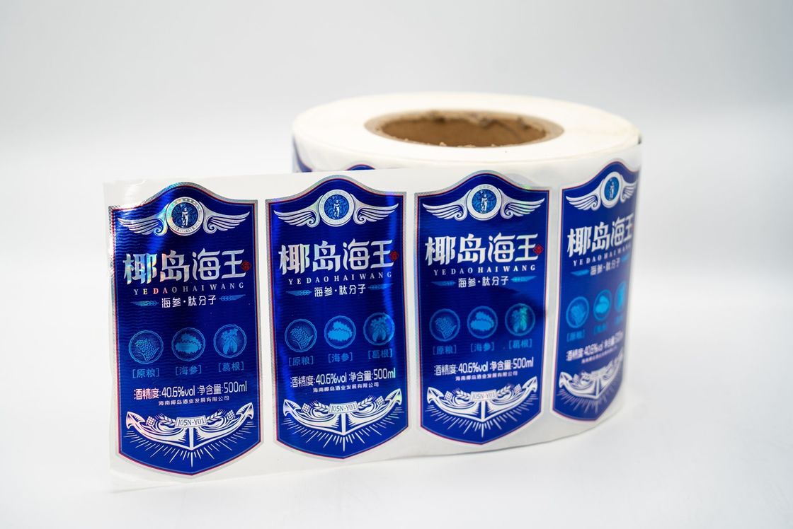 Rótulo de Garrafa de Vinho Rótulo Adesivo Personalizado Impressão de Rótulo Único Adesivo de Rótulo fabricante de etiquetas adesivas