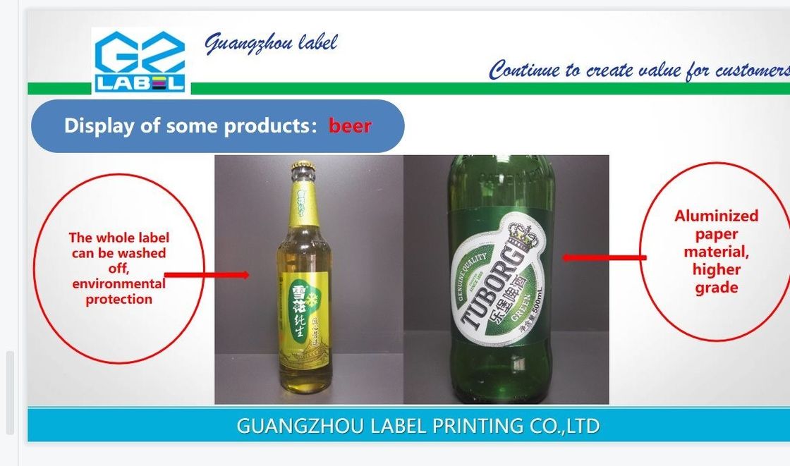 Adesivo de etiqueta personalizado para características impermeáveis duráveis à prova de lágrimas à prova de óleo à prova de calor à prova estática brilhante / fosco ou transparente / não transparente