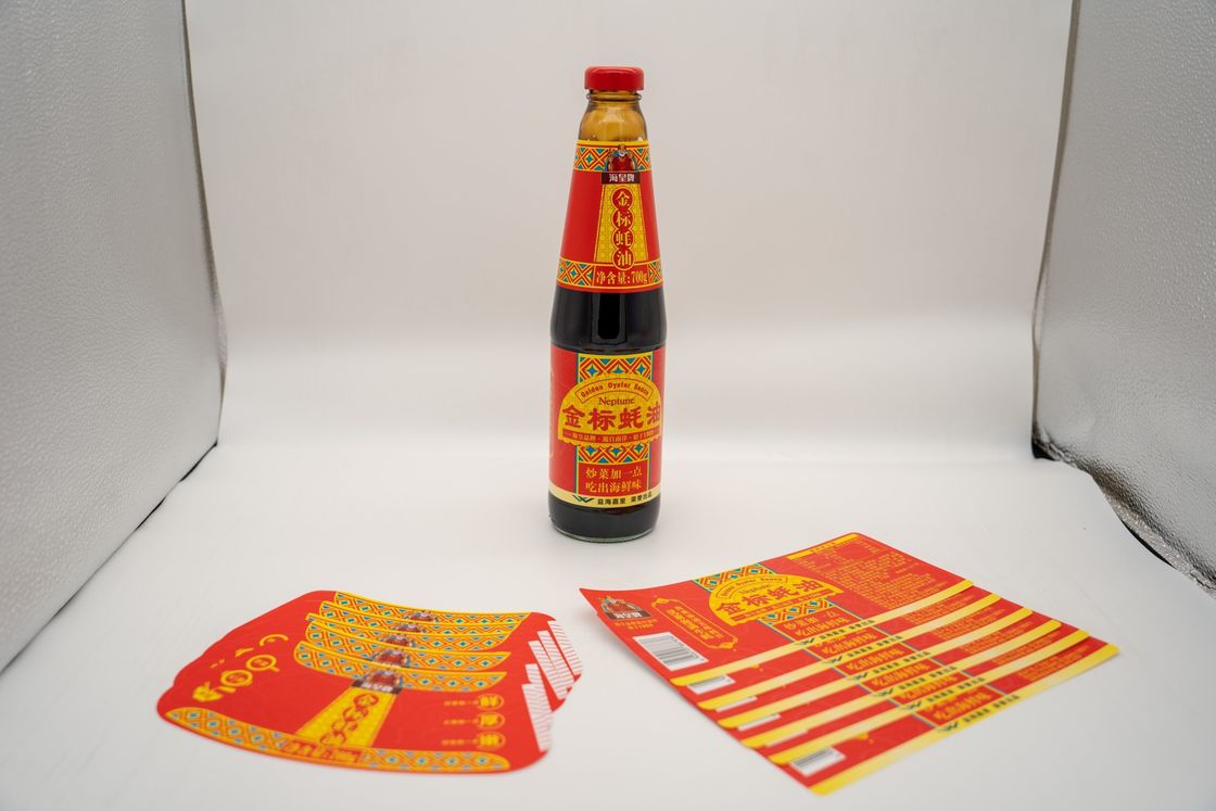 Etiquetas personalizadas de velas cola molhada etiqueta autocolante impressão etiqueta de nome transparente