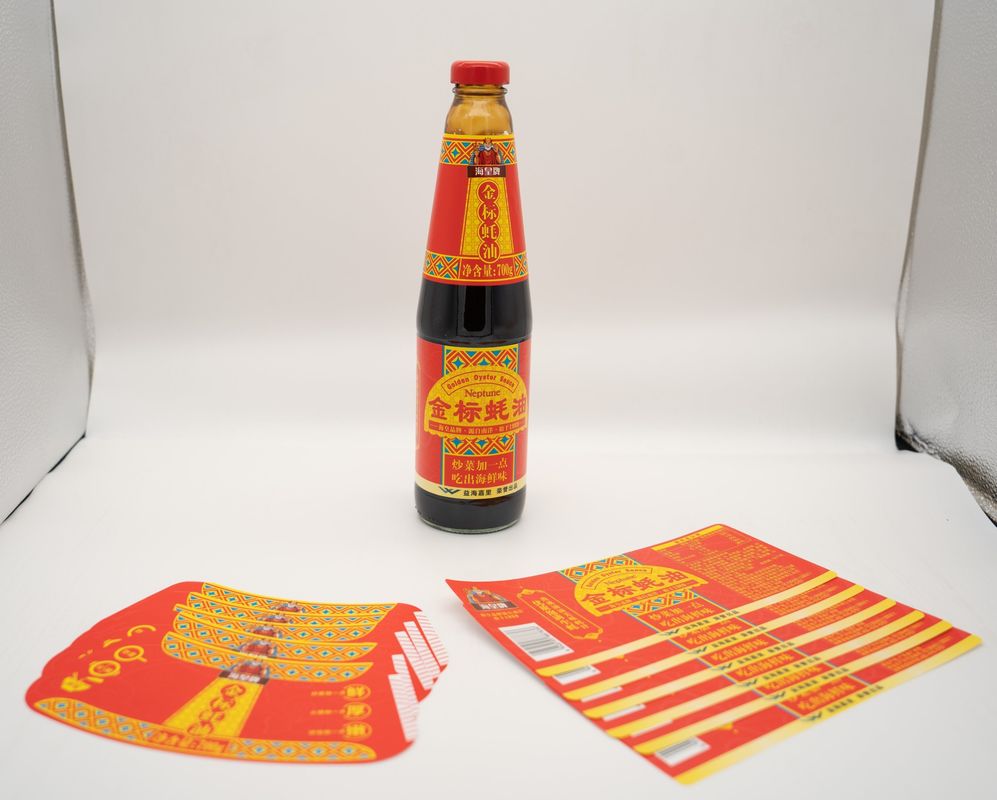 Etiquetas personalizadas de velas cola molhada etiqueta autocolante impressão etiqueta de nome transparente