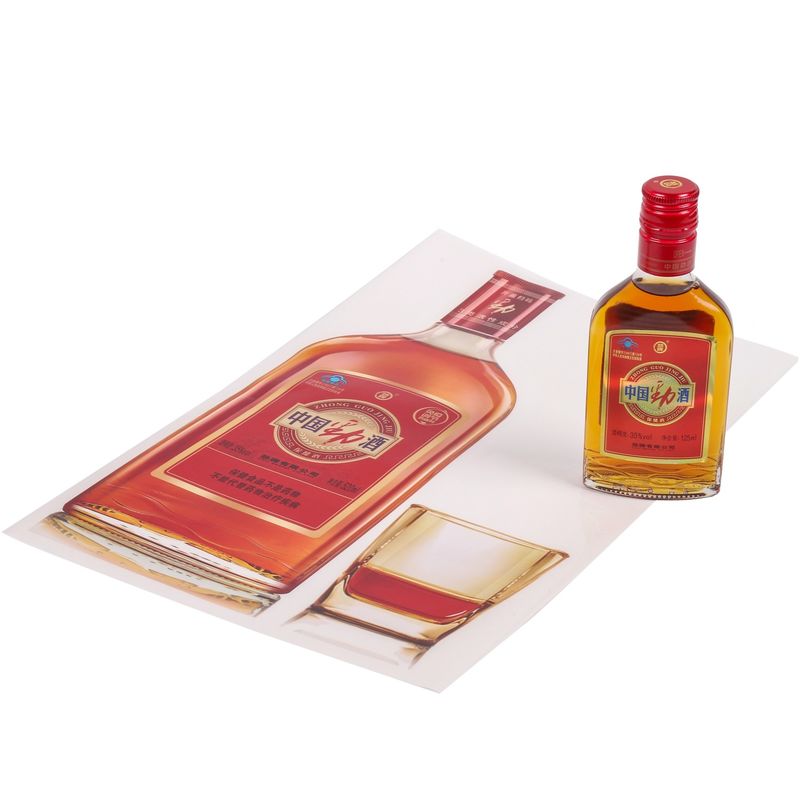 Impressão de adesivos transparentes para brandy whisky vodka fabricante de adesivos de etiquetas de garrafas