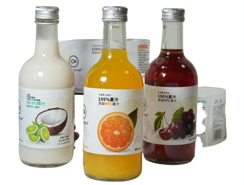 Etiquetas de adesivos redondos personalizadas com excelente capacidade de produção para etiquetas de garrafas de bebidas