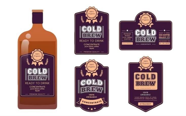 Etiqueta da garrafa de cerveja embalagem por rolos ou folhas tempo de entrega normal em 5-7 dias somos uma empresa mais profissional do que comercial