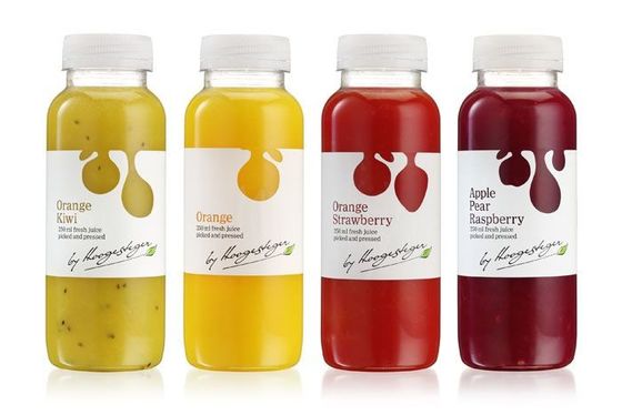 Etiqueta de garrafa brilhante personalizável Impressão de etiquetas de bebidas à prova d'água