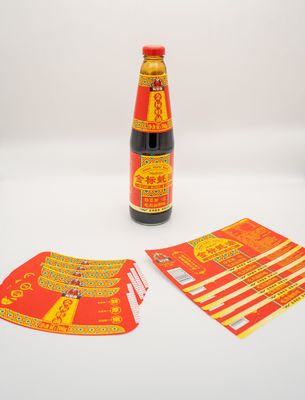 Rótulo de cola úmida personalizado para bebidas Rótulo de sabor Rótulo de suco Rótulo de bebida