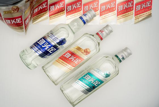Rótulo autoaderente personalizado para vinhos de sumo e produtos aromatizantes