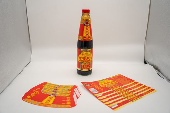Etiquetas personalizadas de velas cola molhada etiqueta autocolante impressão etiqueta de nome transparente