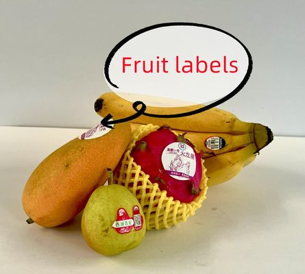 Rótulos impermeáveis para frascos Rótulos de código QR personalizados Rótulos de alimentos impressos